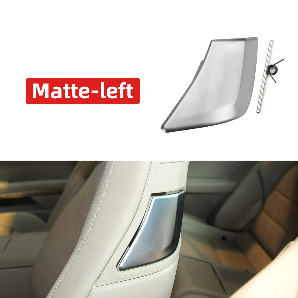 Car Front Seat Backrest UnLock Switch Release Handle Cover For Mercedes Benz C E Class W207 W204 Coupe E200 E260 E300 E400