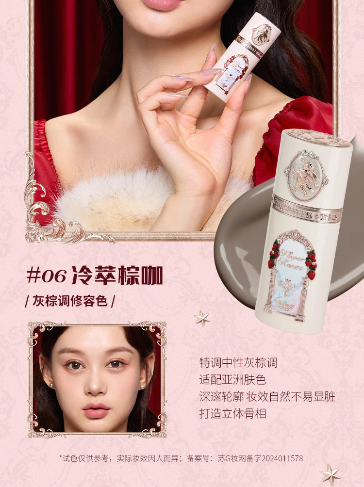 Flower Knows Strawberry Cupid Liquid Blush Long Lasting Hydrating Creamy Blusher for Effortless Makeup