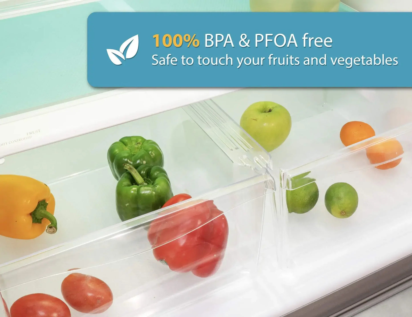 Washable Refrigerator Mats Set - 1/3/5PCS Durable Shelf and Drawer Liners