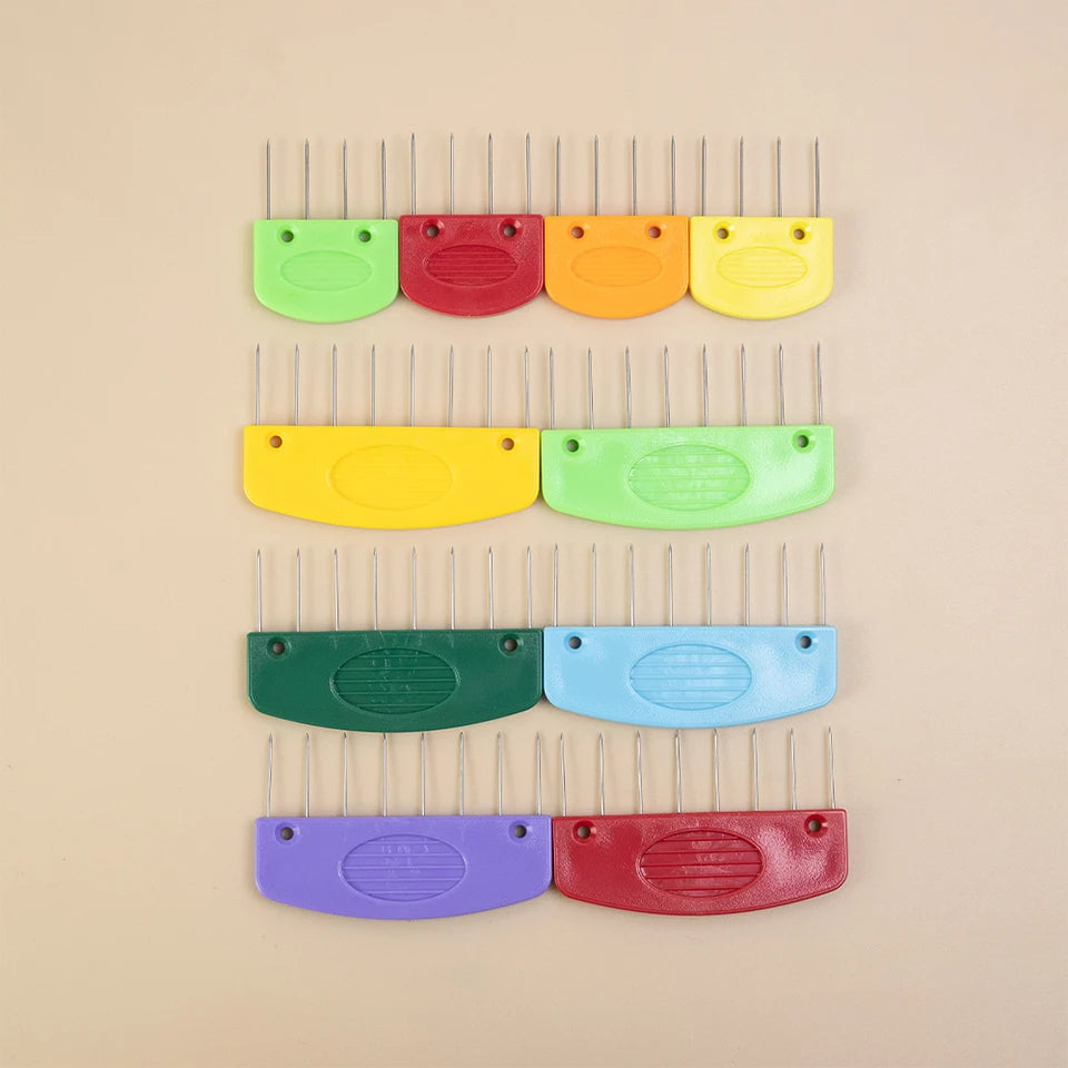 20 Piece Premium Stainless Steel Knitting Blockers Set with Blocking Combs and Mats for DIY Knitting and Crocheting