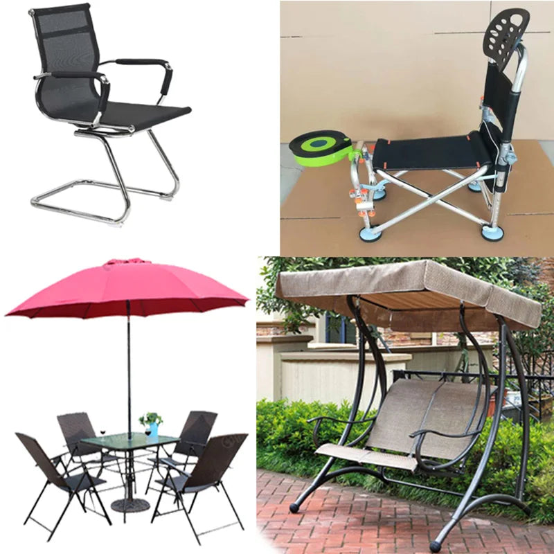 High Quality Waterproof Teslin Mesh Fabric for DIY Office Chair Recliner and Beach Lounge Use in Black