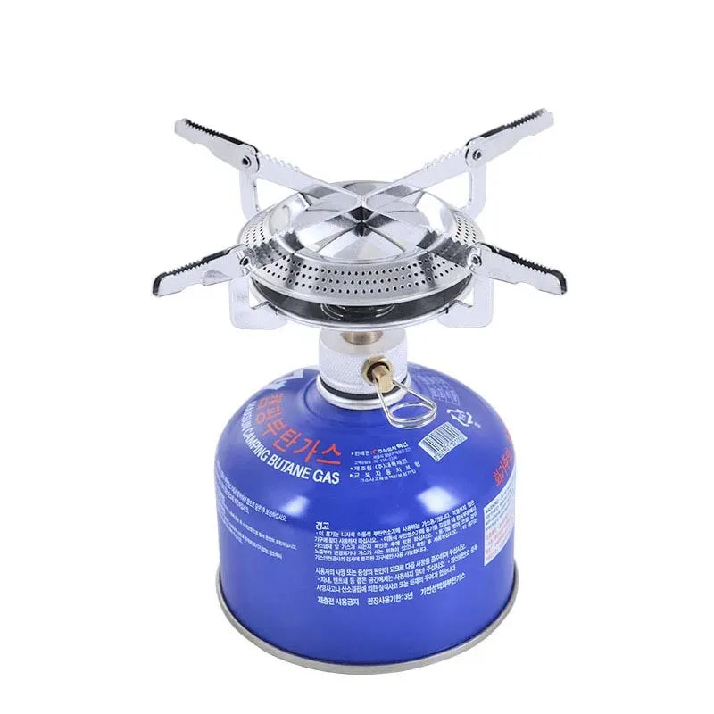 Portable Windproof Camping Gas Stove β Foldable Outdoor Cooking Burner with Electronic Ignition
