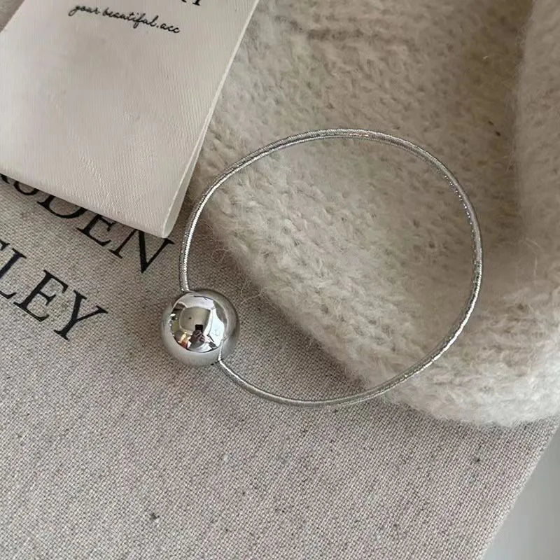 New Fashion Metal Irregular Double-Layer Hair Bands Ropes