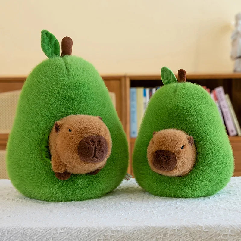35cm Plush Capybara Doll Avocado Mouse Soft Toy Gift
