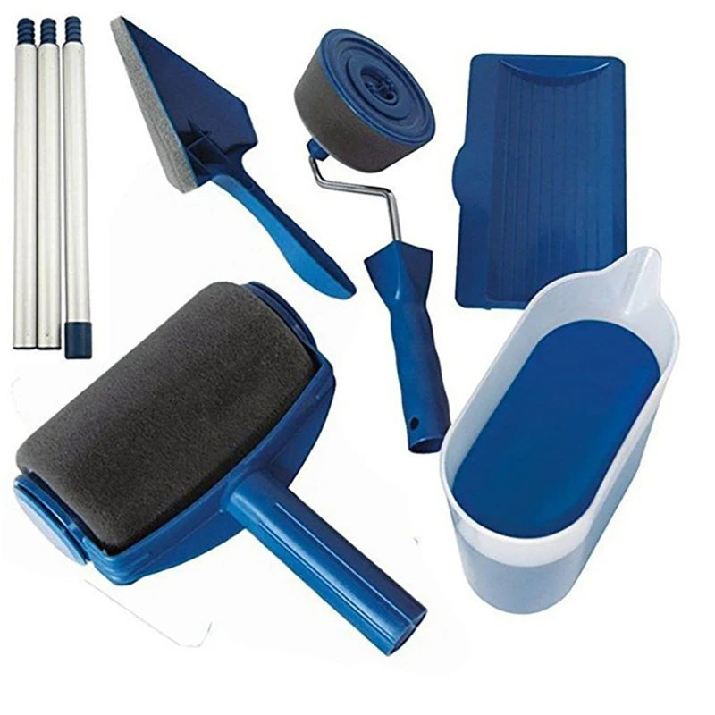 8pc Set Easy to Operate Multifunctional Paint Roller Tools