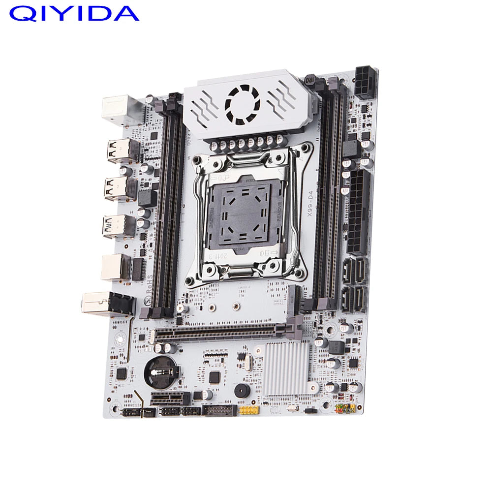 QIYIDA X99 Motherboard D4 LGA 2011 3 M.2 Slot DDR4 Support