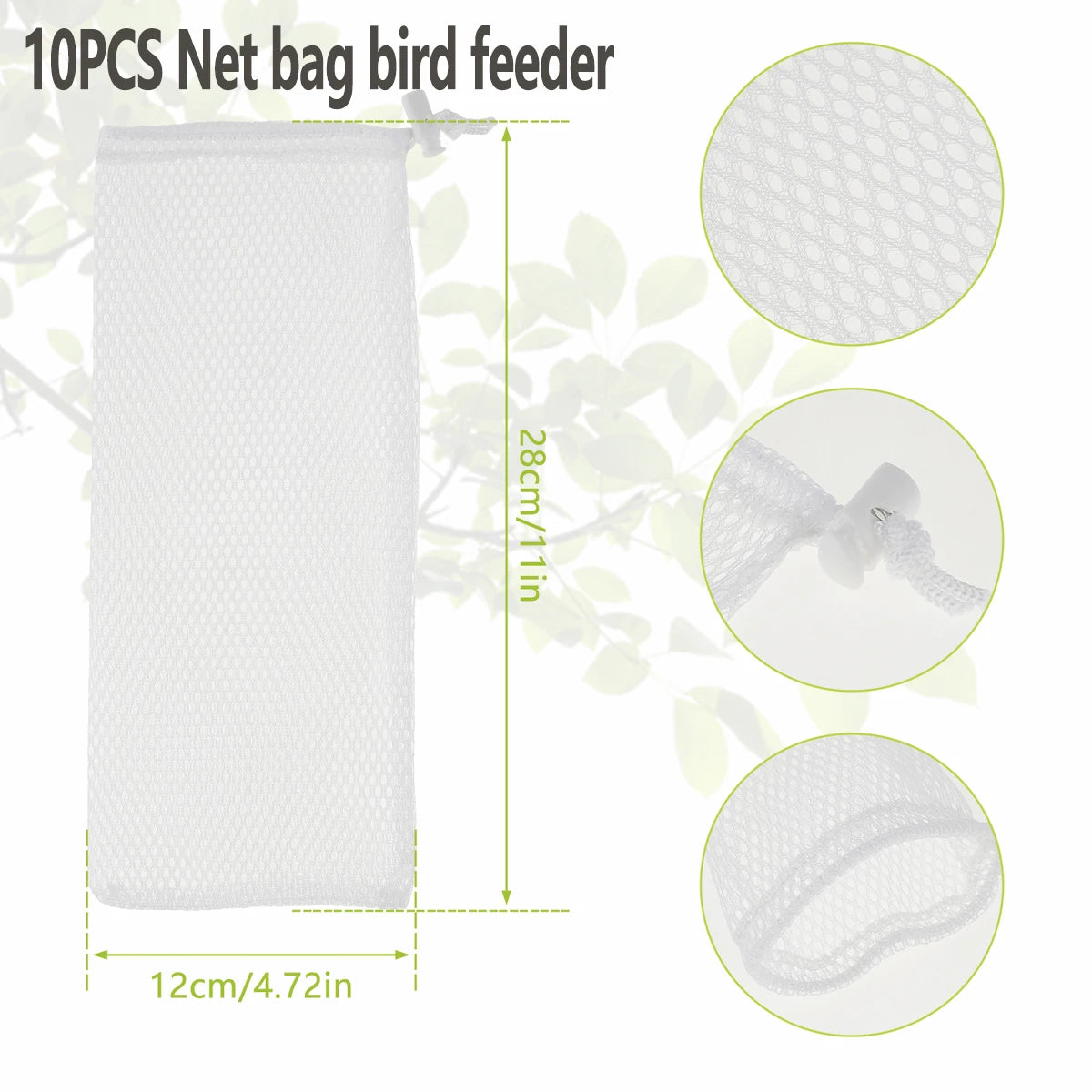 3PCS Wild Bird Feeder House Transparent Hanging Bird FeederGarden Patio Yard Feeding Station Pet Bird Supplies Seed Dispenser