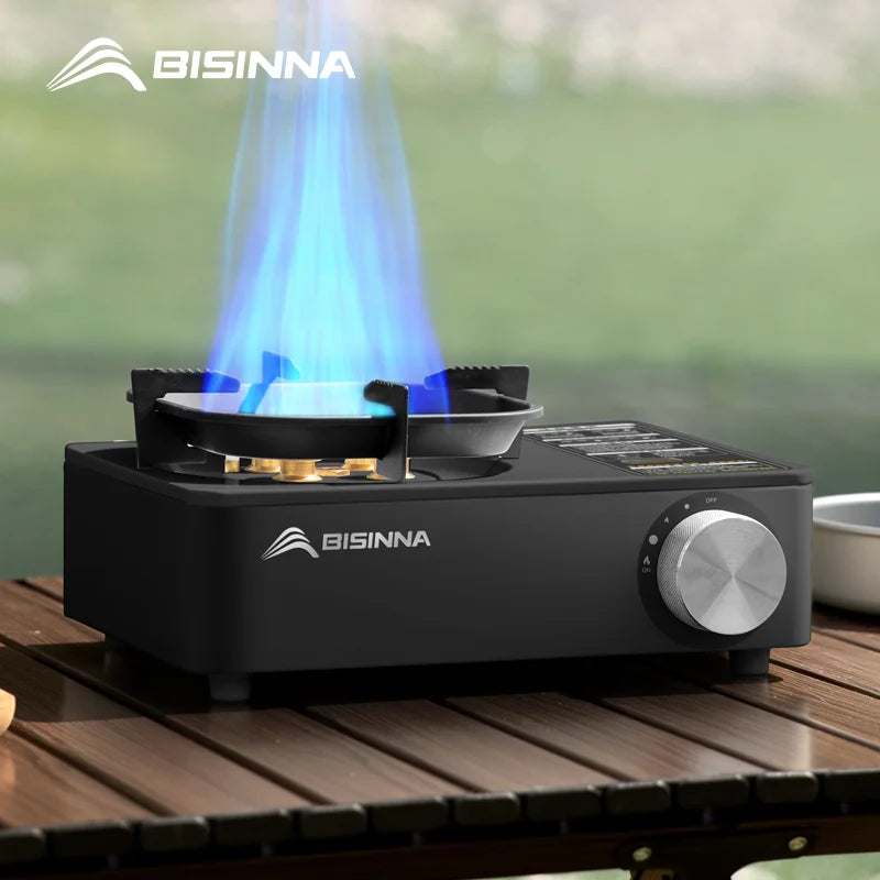 BISINNA Camping Gas Stove 5800W Portable Burner for Outdoor Trekking