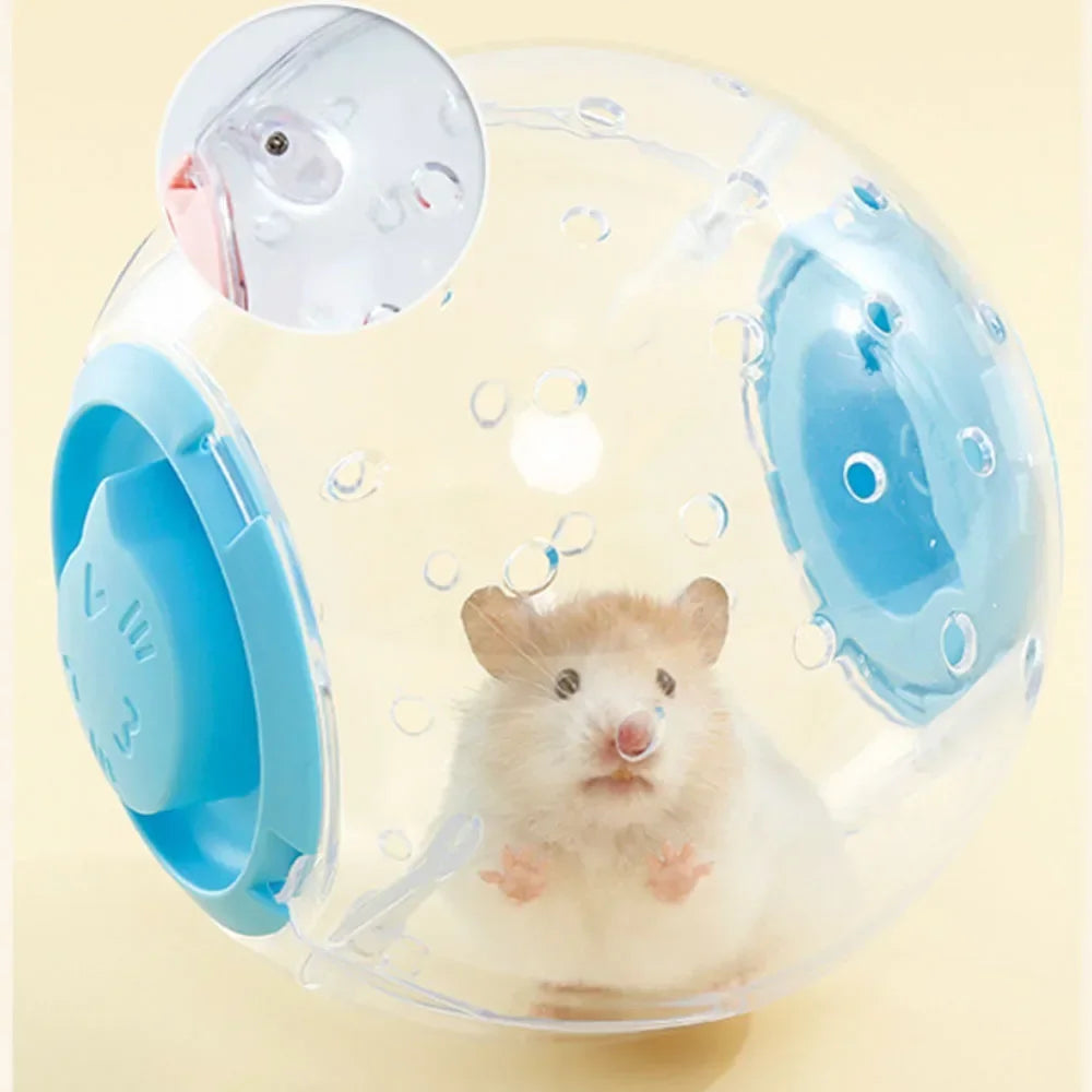 Hamster Outdoor Carrying Ball Hamster Exercise Running Ball with Straps Small Pet Hamster Carrying Supplies