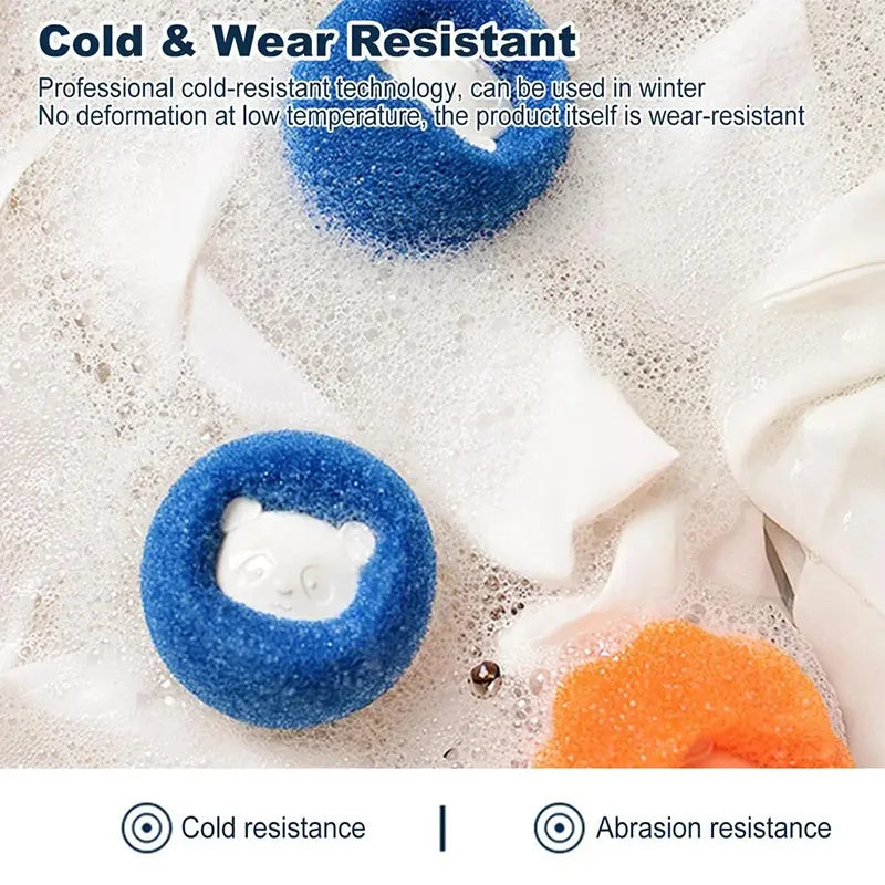 Clearance Washing Machine Bear Cleaning Balls Pet Hair Remover