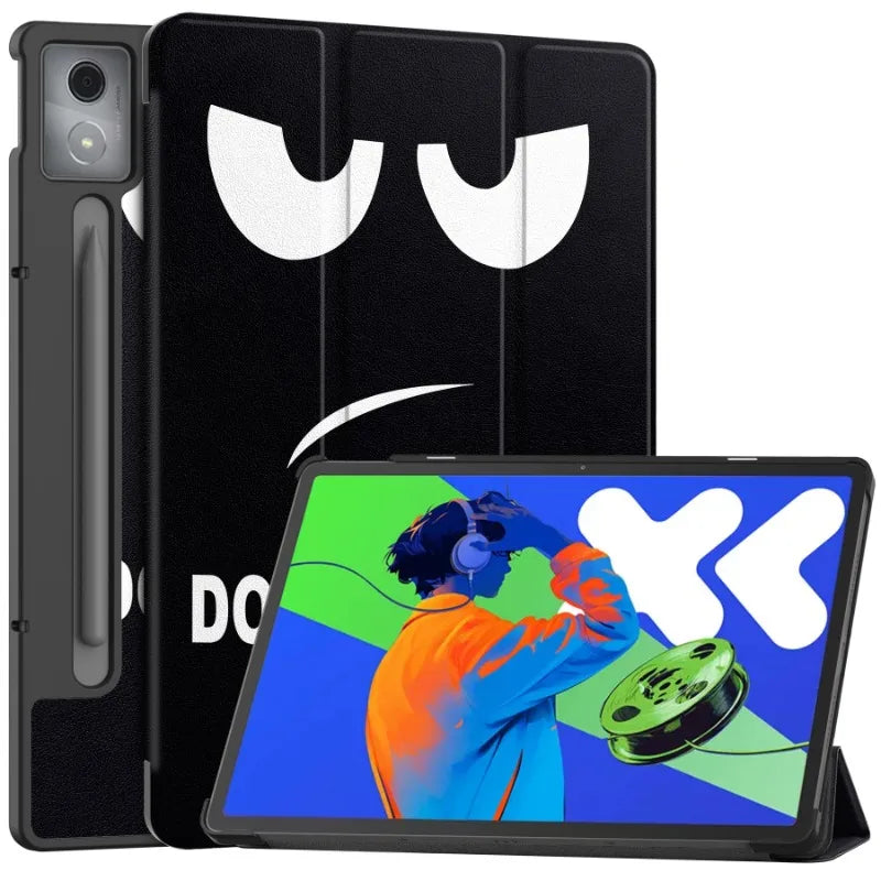 Smart Case for Lenovo Xiaoxin Pad Pro 12.7 Inch 2025 Folding Flip Stand with Auto Sleep Feature Tablet Cover