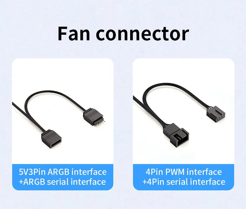 Ventilador para caja de PC TEUCER Prism12025 de 120 mm, 5 V, 3 pines, ARGB, efecto de luz de espejo cíclico, PWM, 800 a 2000 RPM, juego de 3 piezas