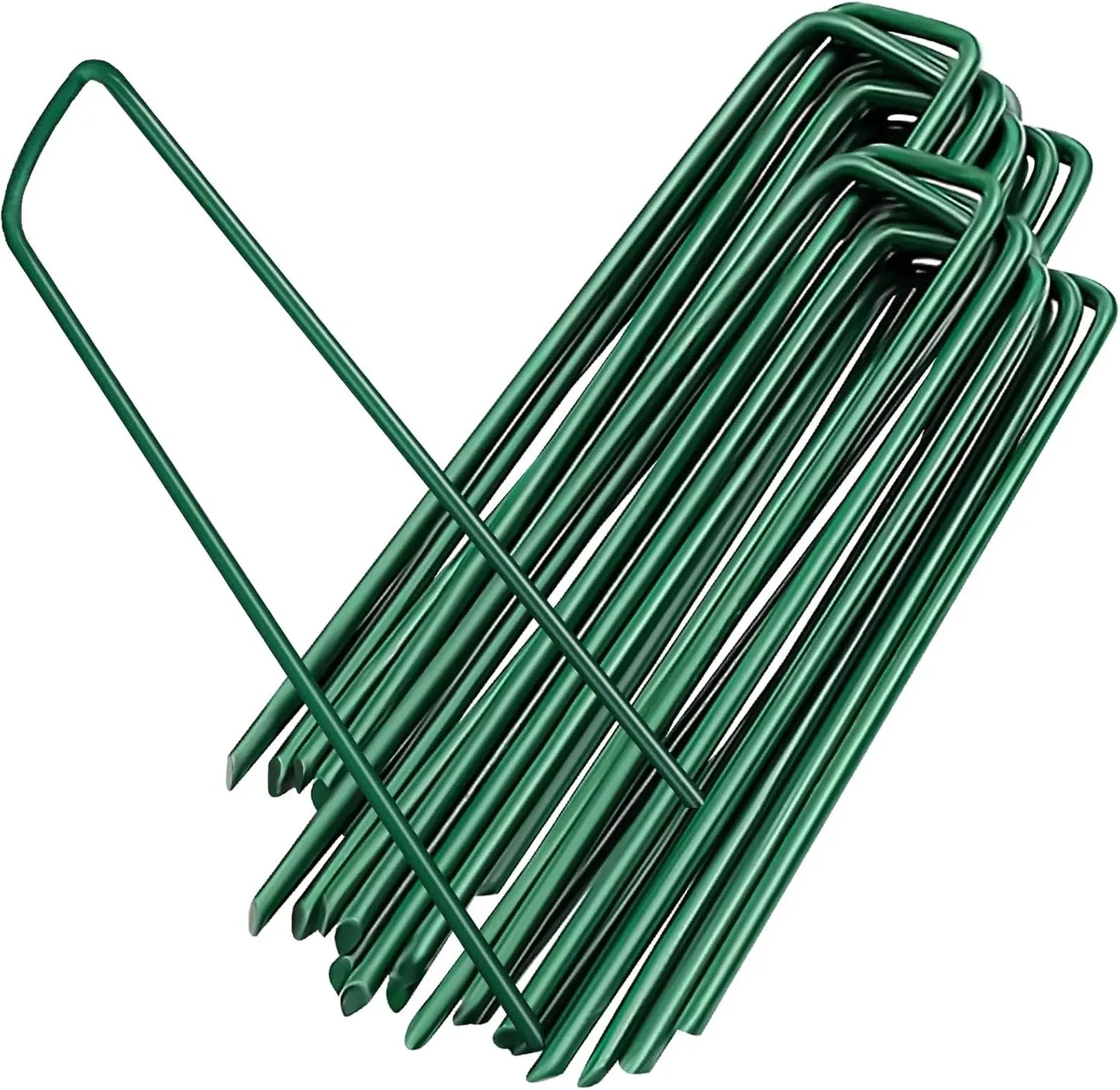 U Type Heavy Duty Garden Staples for Secure Lawn Barrier and Landscape Fabric Installation Galvanized Steel Sod Pins