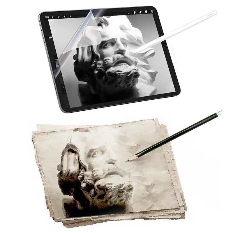 Película protectora de pantalla de papel similar a la pintura PET mate para iPad 10 2022 9 8 7 Air 5 4 3 Mini 6 5 4 Pro 12.9 11 10.9 10.5 10.2
