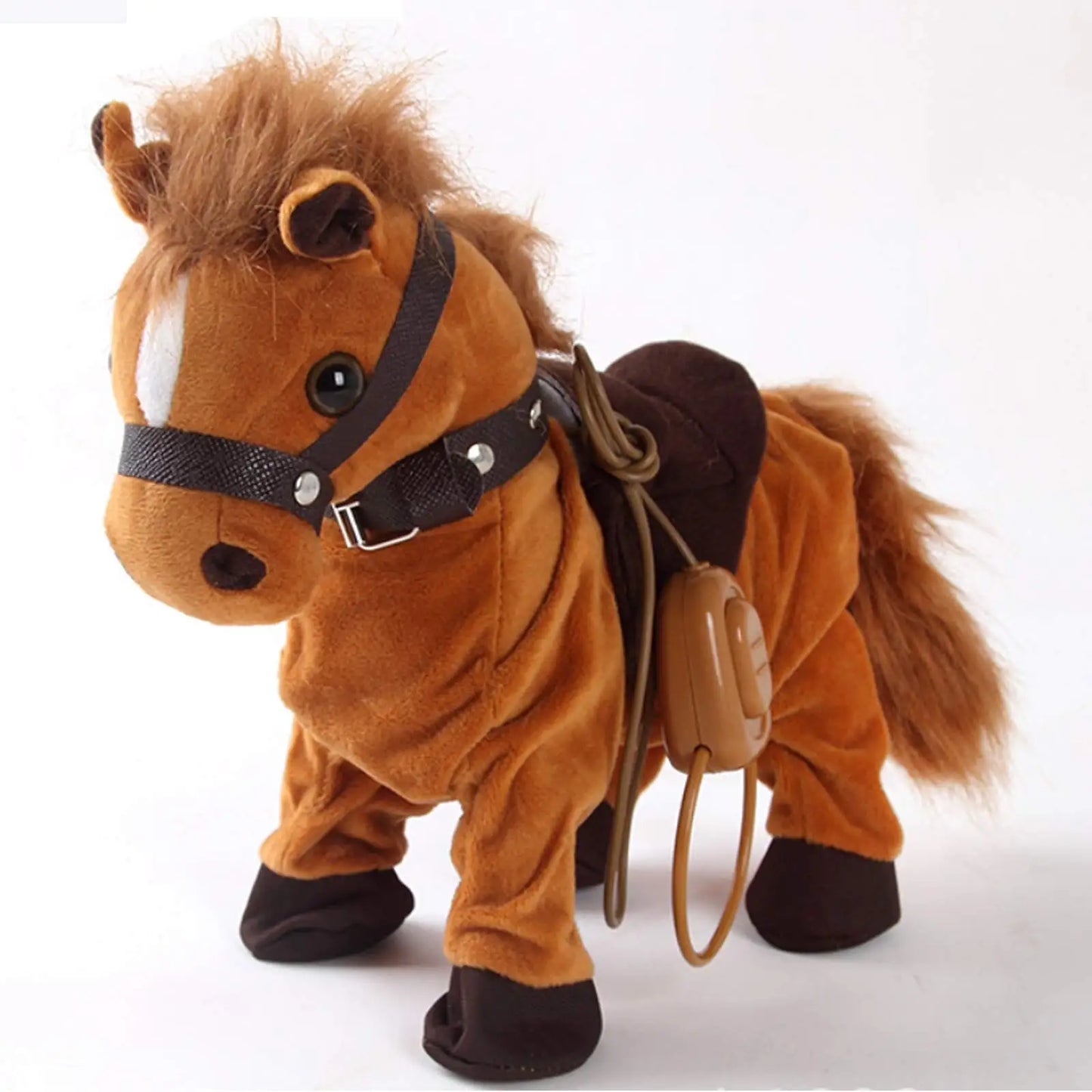 Interactive Remote Control Walking Pony Toy for Kids with Dancing Singing Features and Leash