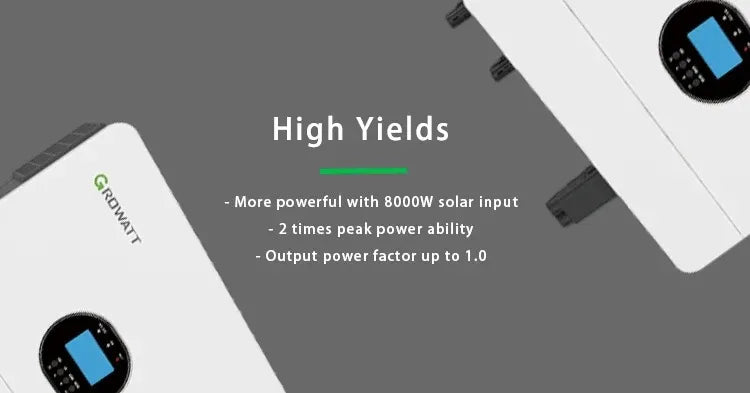 Growatt 6KW Off Grid Inverter SPF 6000 ES Plus WiFi Hybrid