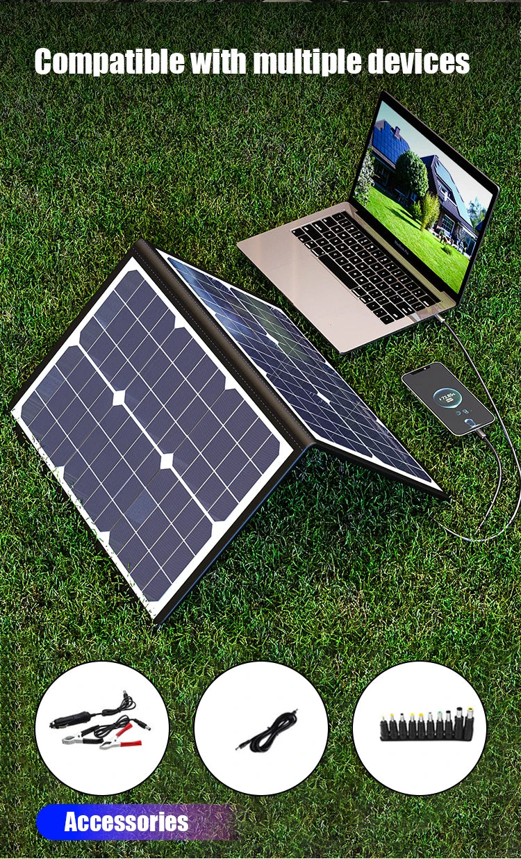 Solar Panel Kit Complete Camping 1000W Portable Charger 18V for Car Boat Caravan