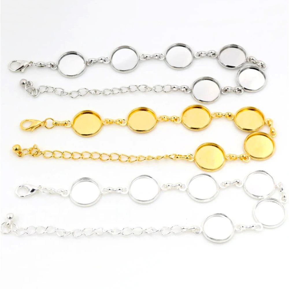 New High Quality 2pcs 12mm Cameo Bangle Bracelet Set