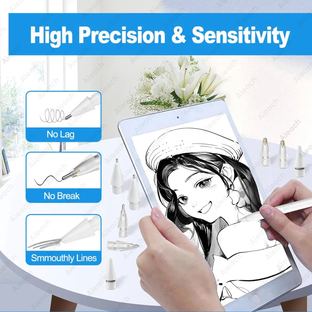 Double Layer Tip For Apple Pencil Nib 2B HB iPad Accessories