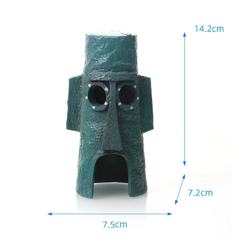 Fish Tank Landscaping Ornaments Aquarium Decoration Cartoon Underwater World Crab Restaurant Pineapple House Reptile Rest Home