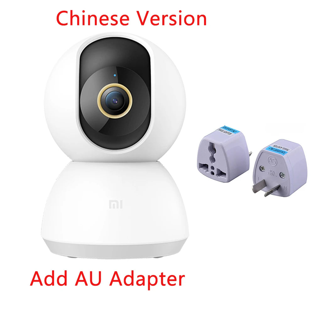 Xiaomi 360 Degree Smart Home Security Camera Mi PTZ 2K Webcam with AI Human Detection and Night Vision 1296P 3 Megapixel