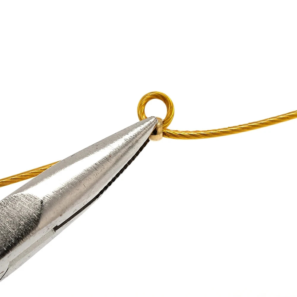 100Pcs Stainless Steel Ball Crimp End Beads Dia1.5-4mm For DIY Jewelry Making