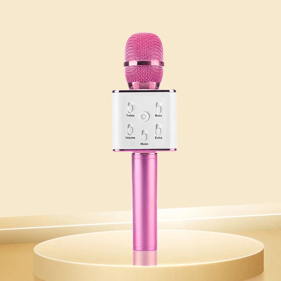 TANALAZ K20 Bluetooth Wireless Karaoke Microphone with LED Light Portable Singing Machine for Home Parties and Gifts