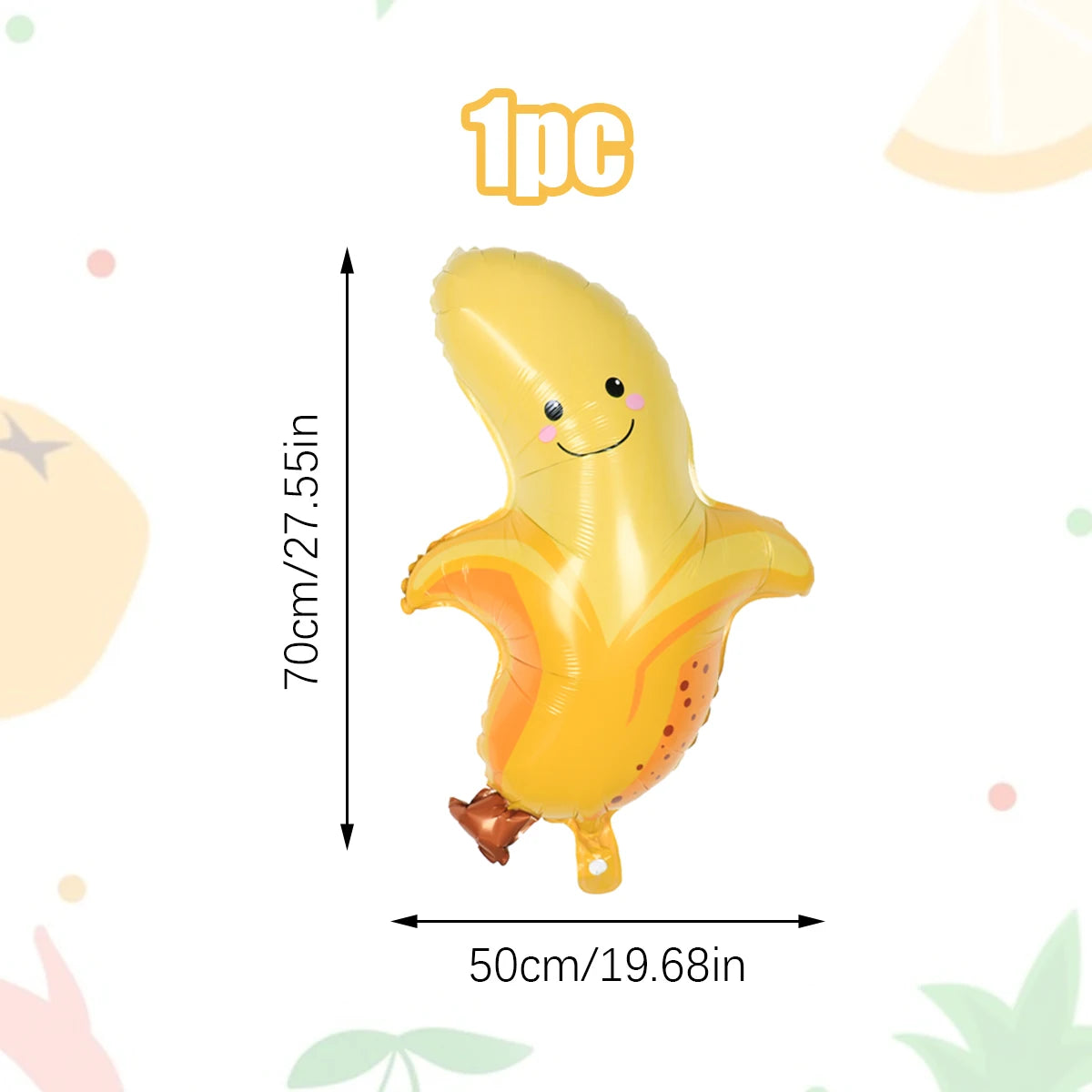 1/7pcs Fruit and Vegetable Balloons for Birthday Baptism Party