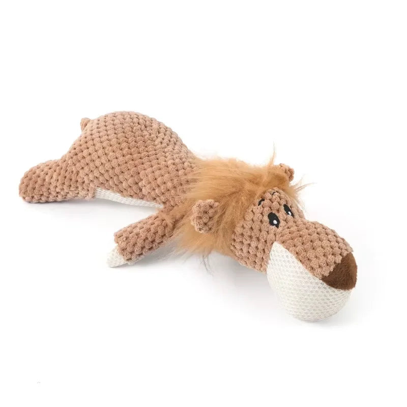 New Pet Toy Dog Interactive Plush Toys Bite Grinding Teeth Clean Teeth Bite Resistant Vocal Animals Pet Plush Toy Supplies