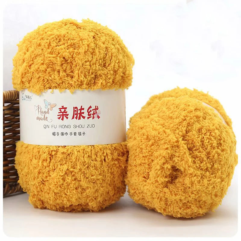 50g/Set Chenille Yarn Soft Coral Velvet for Knitting DIY