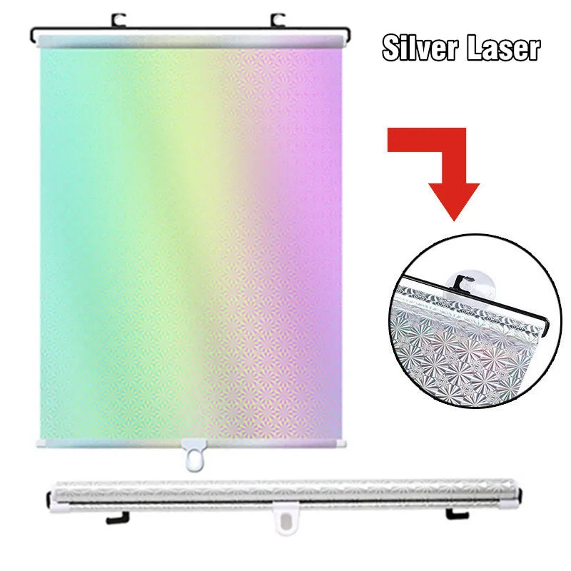 Universal Roller Blinds Suction Cup Sunshade Blackout Curtain