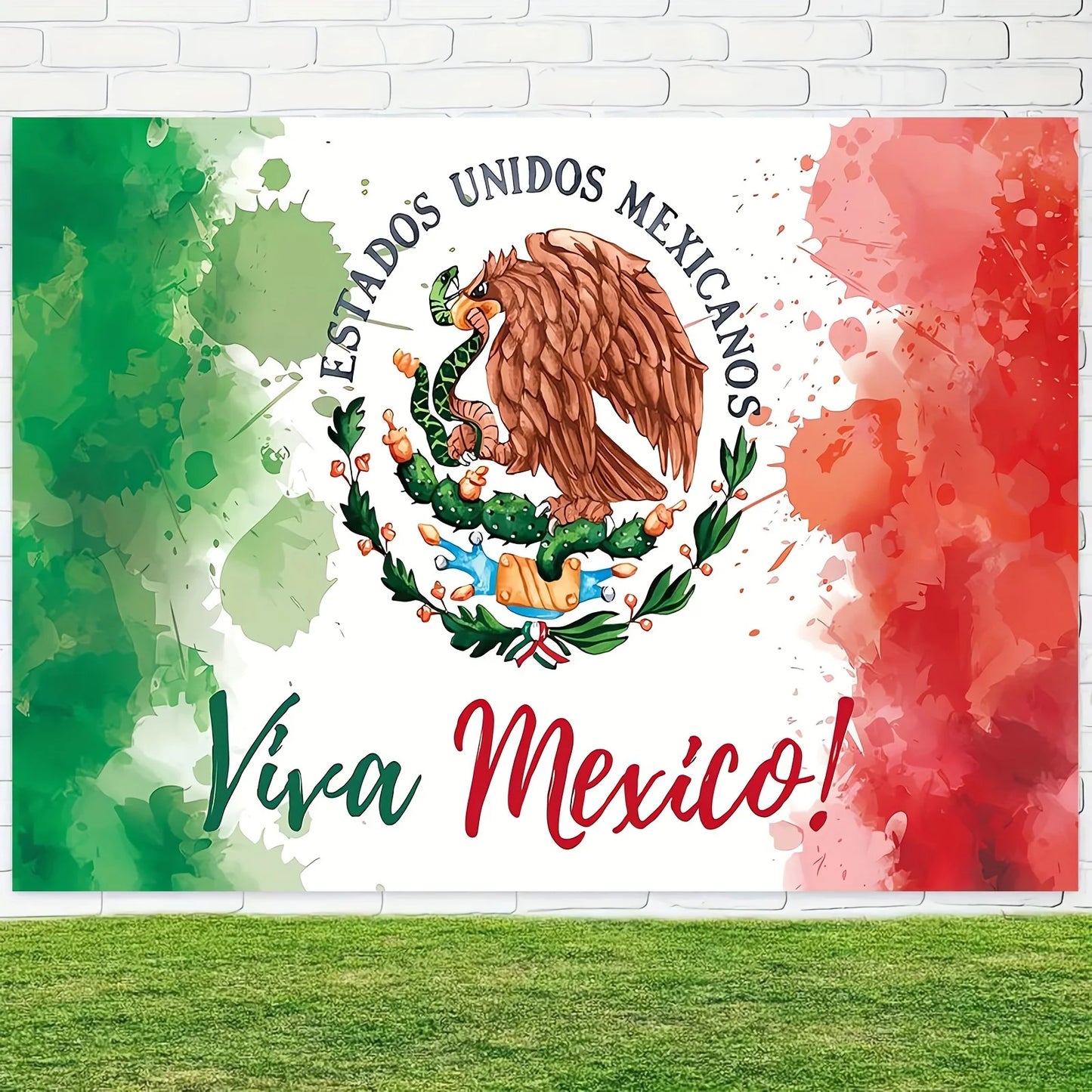 Mexican background banner Independence Day party