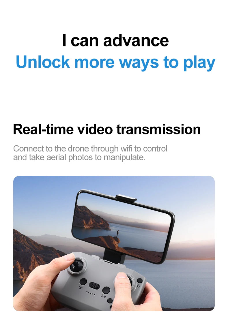 Original GT3 Drone 8K 5G GPS HD Quadcopter UAV