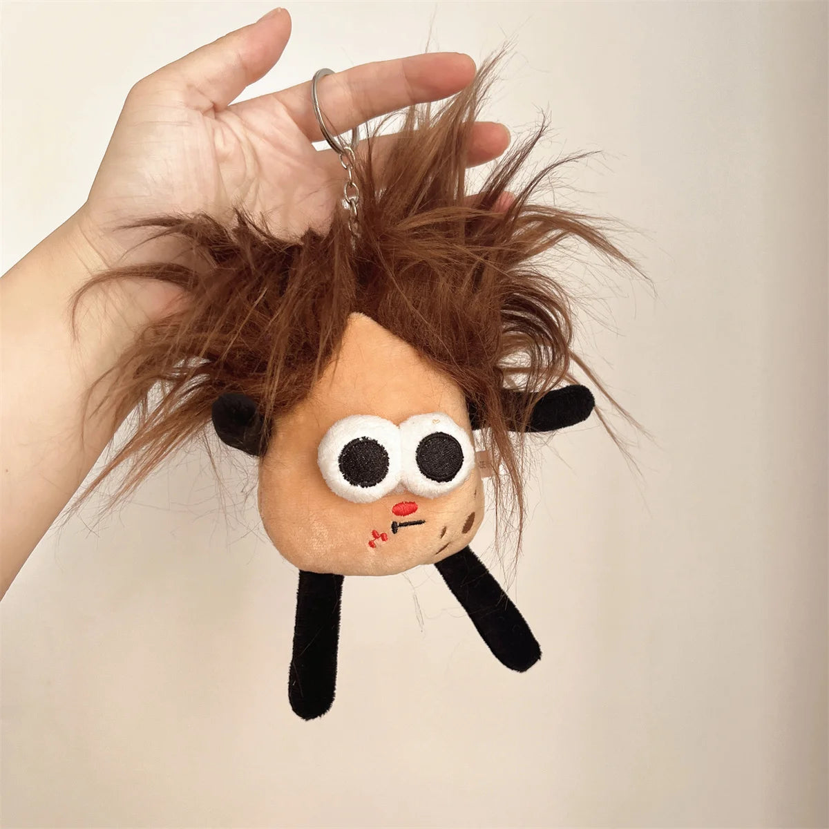 Strawberry Hat Capybara Plush Toy Keychain and Backpack Pendant