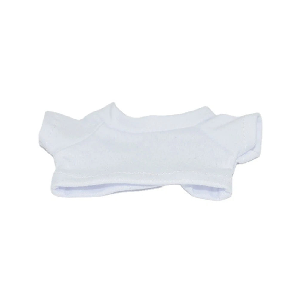 17cm Mini Doll's Clothes Outfit Accessories For Labubu V1 V2 Striped Overalls Hats Glasses Shoes Gift Set