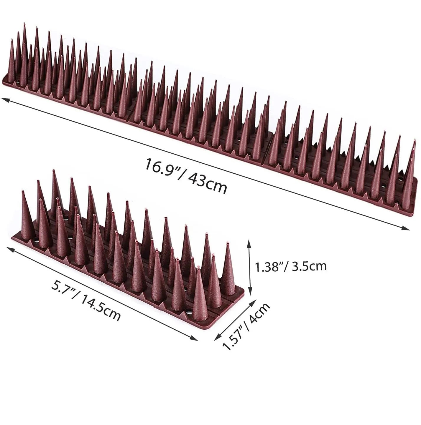 Gardening Bird Repellent Spikes Anti Cat Climb Deterrent Wall Fence Yard Supply