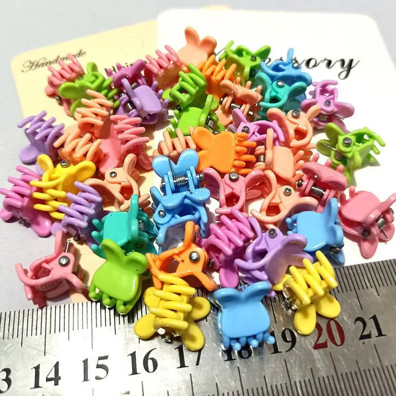 20Pcs Lot Girls Hair Accessories Mini Flower Hair Clips