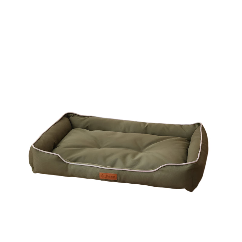 Waterproof Dog Bed with 600D Oxford Fabric Thickened PP Cotton Filling Bite-Resistant Pet Mat for All Seasons