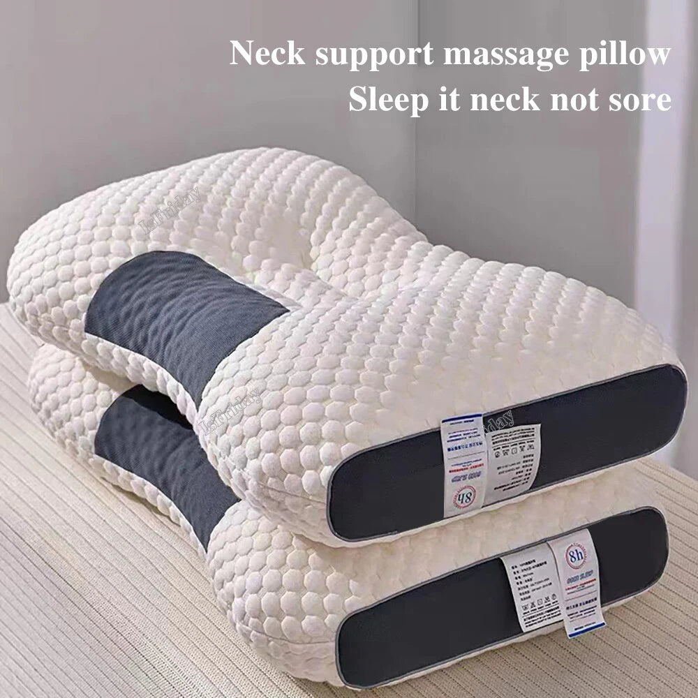 3D Neck Pillow Star Hotel Cervical Massage SPA Pillow