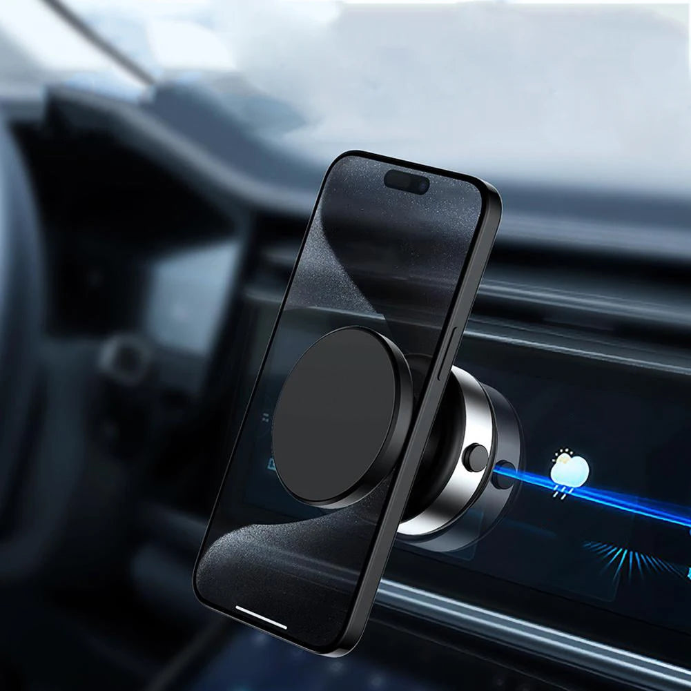 Magnetic Phone Holder Universal Vacuum Adsorption Bracket 360 Rotatable Phone Mount for iPhone Samsung Xiaomi