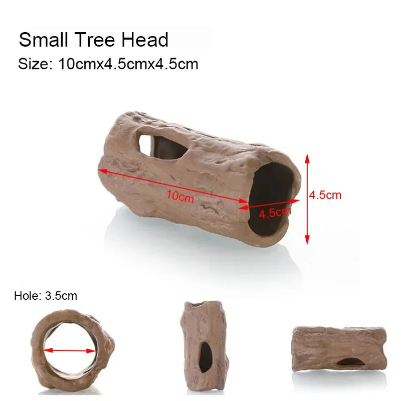 Ceramic Aquarium Decoration Fish Shrimps Shelter House Pottery Scorpion House Canister Simulation Stone Fish Tank Decor Great