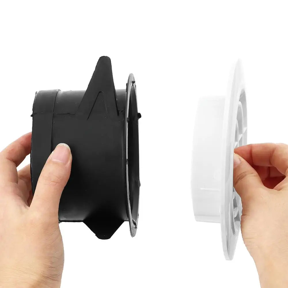 Adjustable Air Ventilation Cover Round Ducting ABS Grille for Kitchen and Bath Air Outlet