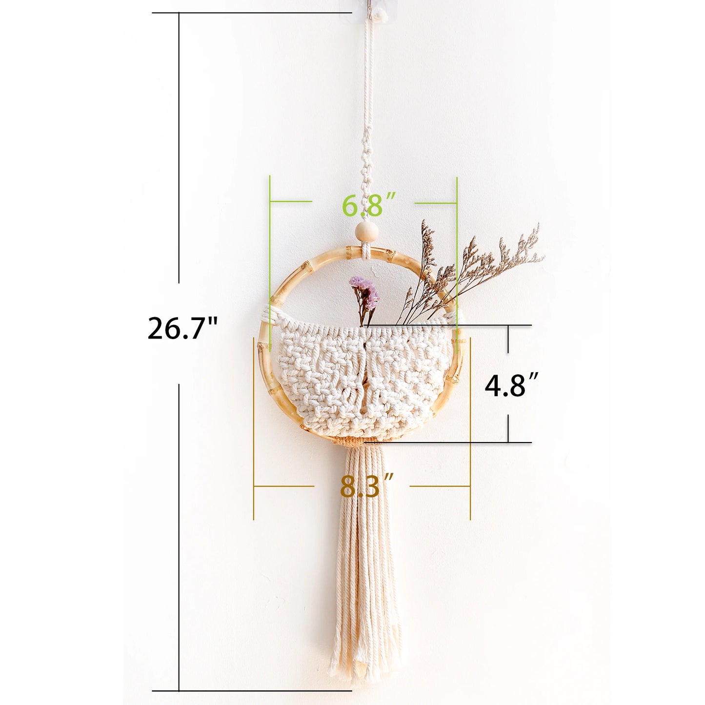 Macrame Wall Hanging Nordic Ins Door Decor Round Tapestry
