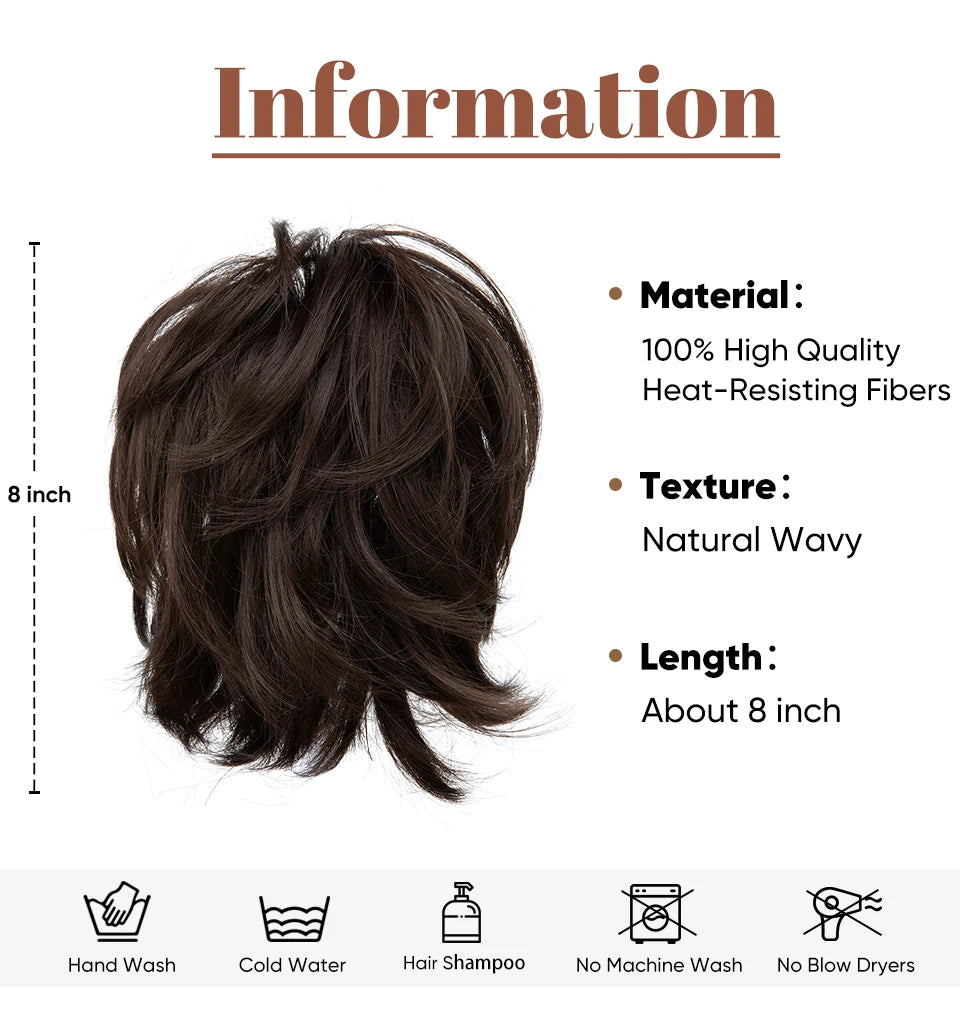 Premium Synthetic Claw Clip Ponytail Extension Hairpiece for Women P025