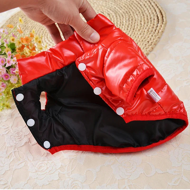 Waterproof Jacket for Small Dog Clothes for York Coat for Little Dog Hoodie for Chihuahua, Pet Products Dog Leash Winter