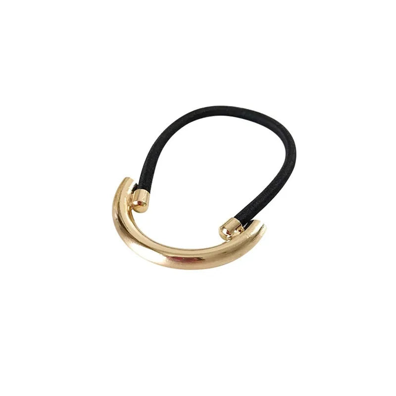 New Fashion Metal Irregular Double-Layer Hair Bands Ropes