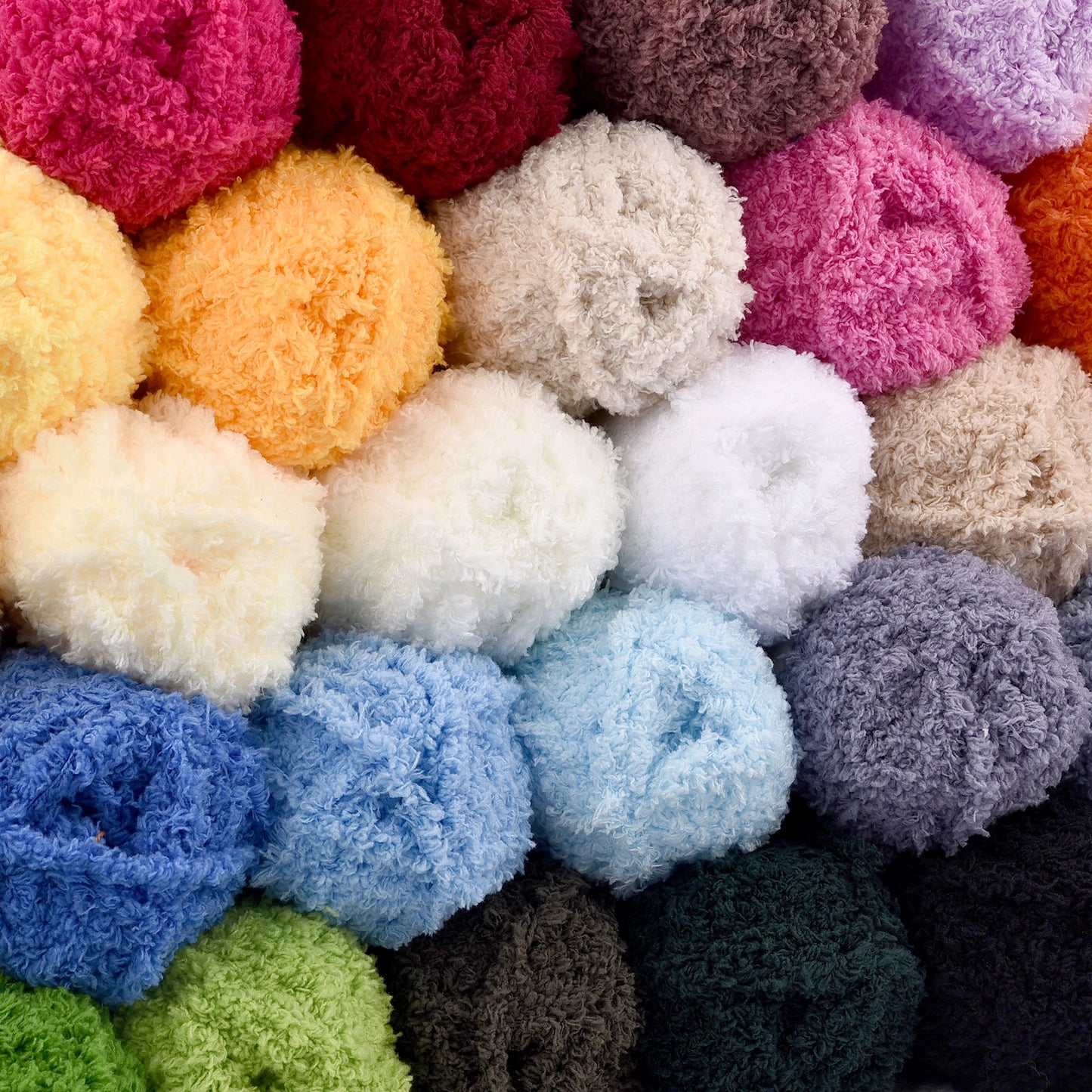 50g/Set Chenille Yarn Soft Coral Velvet for Knitting DIY