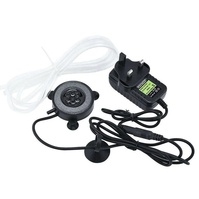 Submersible Underwater Fish Tank Light Color Changing LED Air Light Aquarium Air Bubble Lamp Making Oxygen for Fish Tank