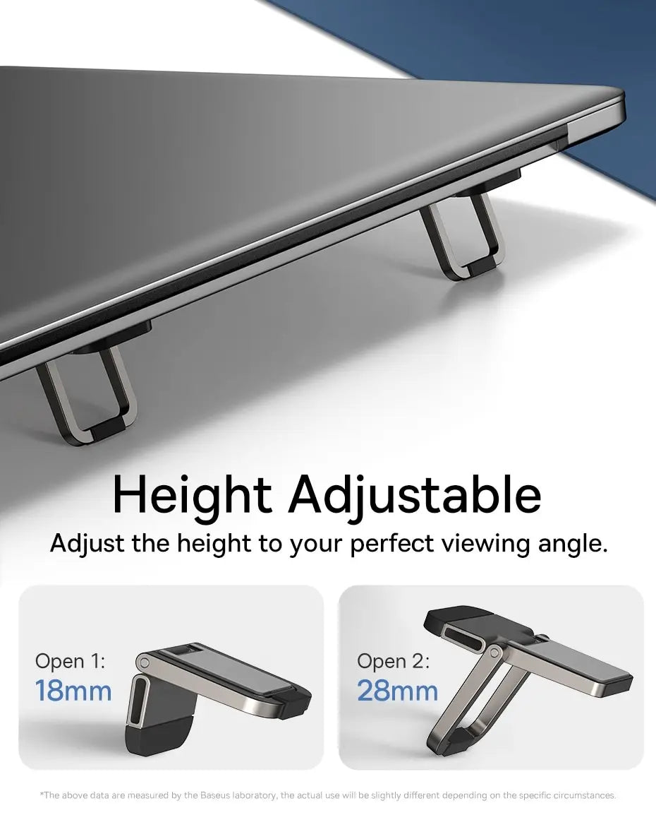 Baseus Foldable Laptop Stand Adjustable Riser Cooling Bracket