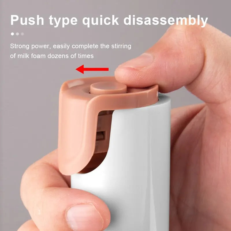 Espumador de leche eléctrico Espumador de bebidas de cocina Batidora Agitador Crema de café Capuchino Batidor Mezcla espumosa Batidor de huevos